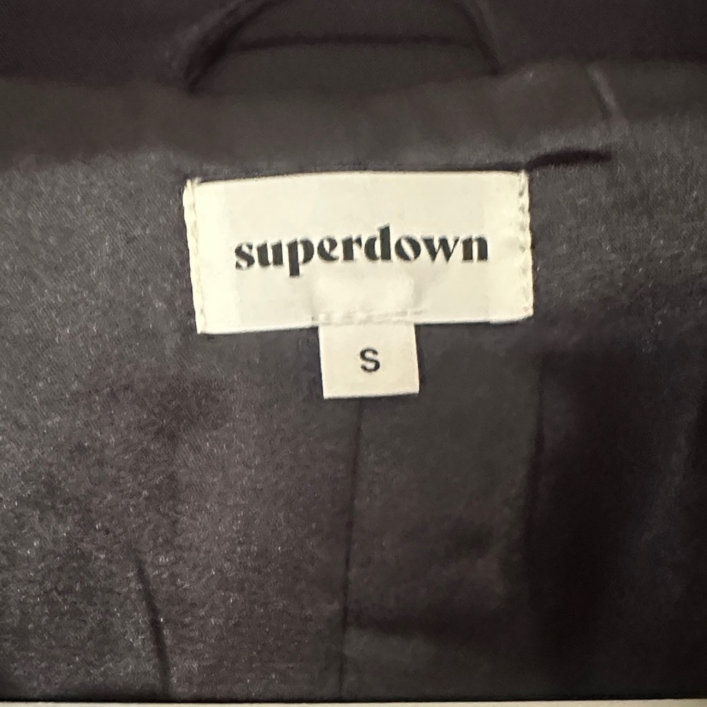 superdown Navy blue Long sleeve Women’s dress NWOT - Picture 2 of 2